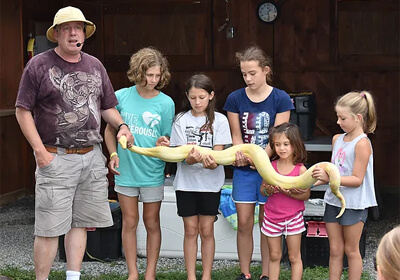 entertainment jungle john reptile show